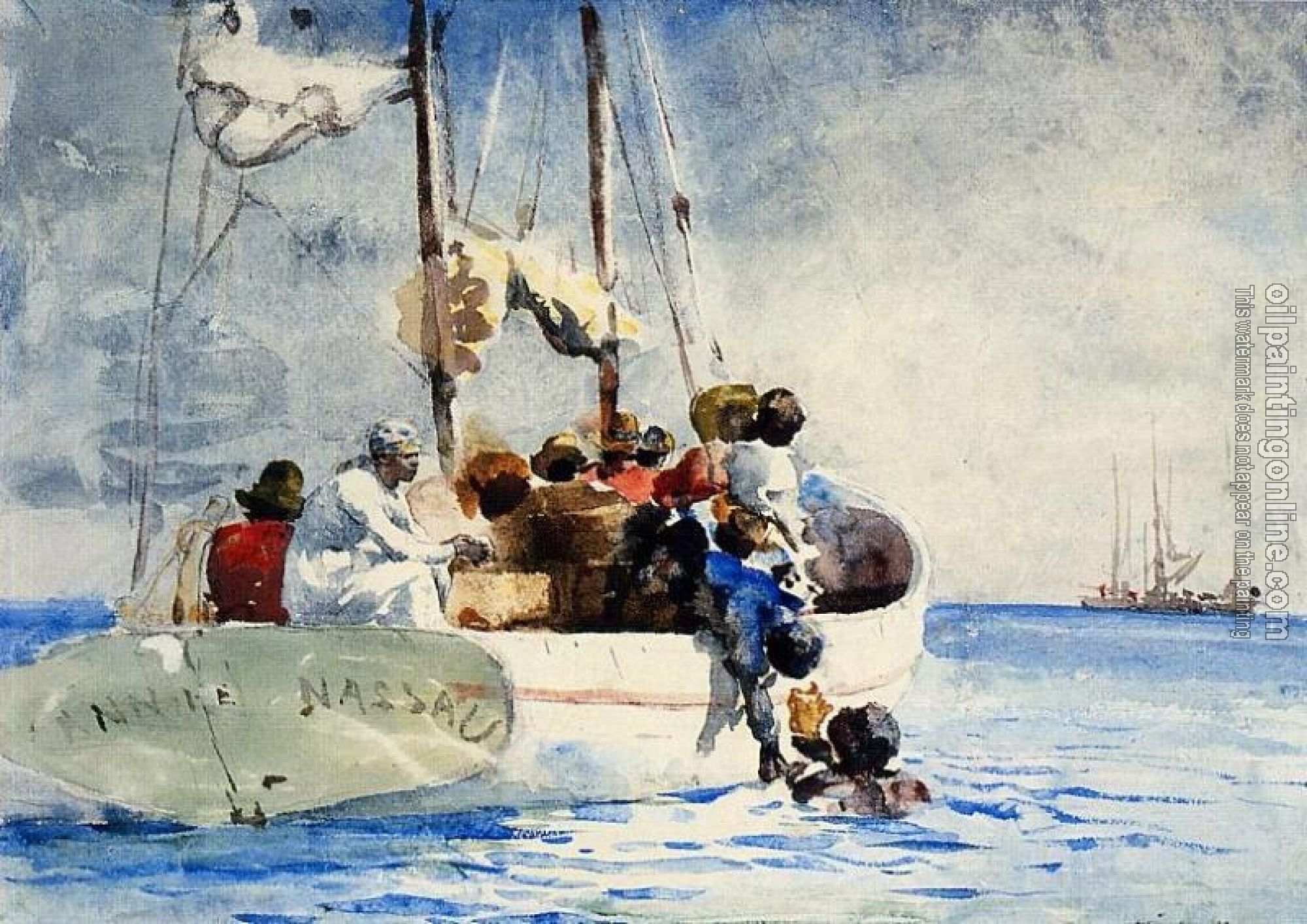 Homer, Winslow - Sponge Fishing